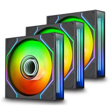 Thermaltake SWAFAN INFINITY EX14 ARGB Sync 140 mm kotelotuuletin, musta, 3 kpl:n pakkaus