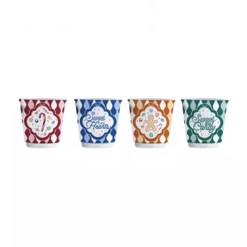 Bialetti NCANDY010 mukisarja, 4 kpl