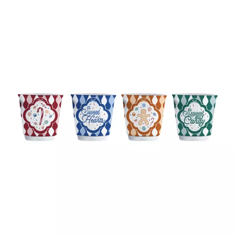 Bialetti NCANDY010 mukisarja, 4 kpl