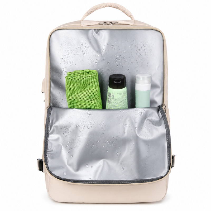 Extralink Black Forest KM06 matka-laptop-reppu 45x20x30 cm, beige