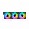 Thermaltake CT140 EX INFINITY ARGB Sync 140 mm kotelotuuletin, musta, 3 kpl:n pakkaus