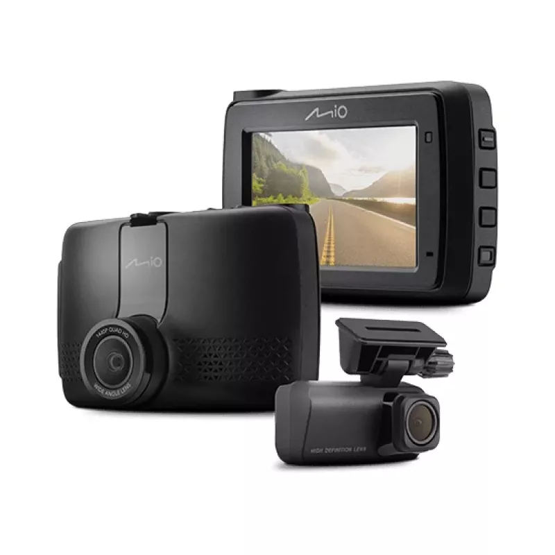 Mio MiVue 803WD Pro Dual HDR 2.5K GPS WIFI Parkkit autokamera