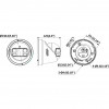Hikvision DS-2CD2343G2P-LISU/SL 4MP 180° panoraama-dome-IP-kamera, musta