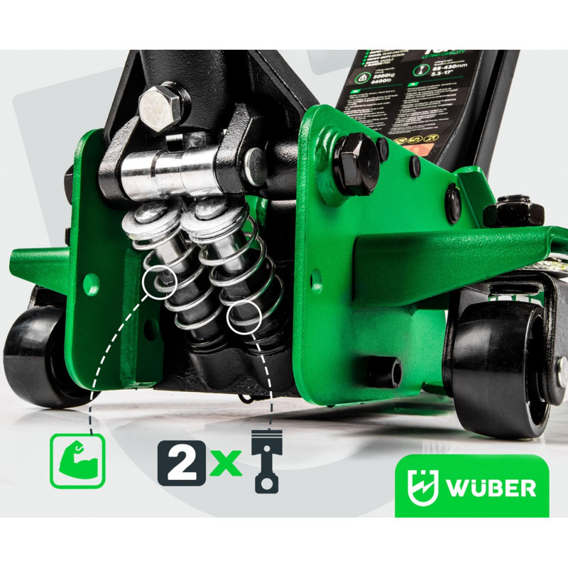 WUBER W22022 lattiatunkki 3T, 85-430 mm