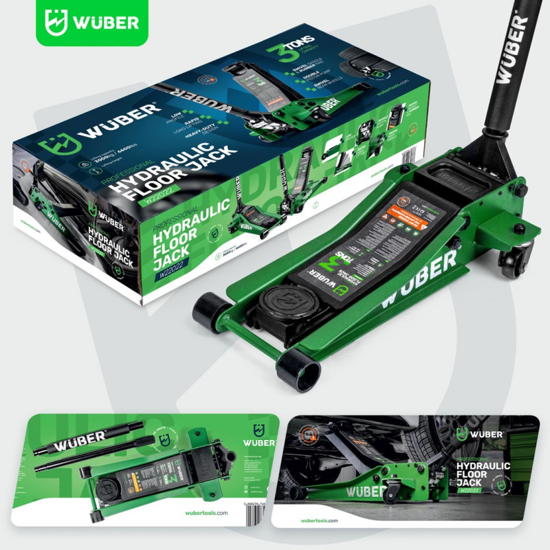 WUBER W22022 lattiatunkki 3T, 85-430 mm
