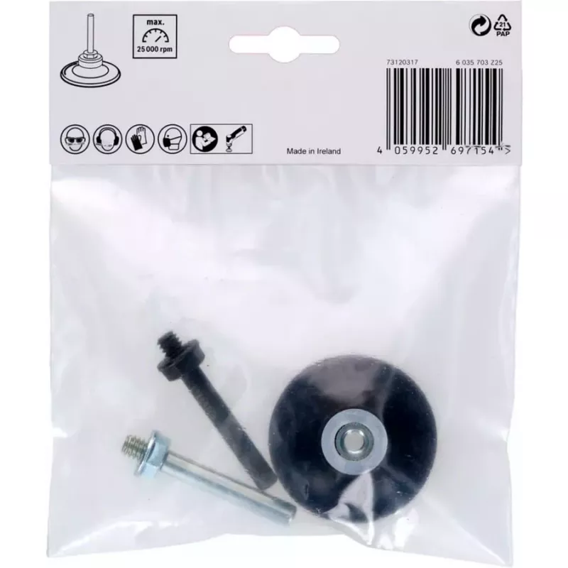 Bosch 2608000857 tukilaippa, 50 mm, Quick Lock, musta (GWG 12V-50 S Professional)