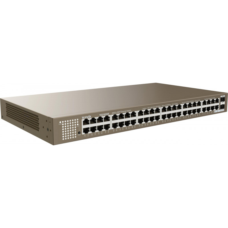 Tenda TEG1050F 48-porttinen gigabit-kytkin, 2 SFP-porttia