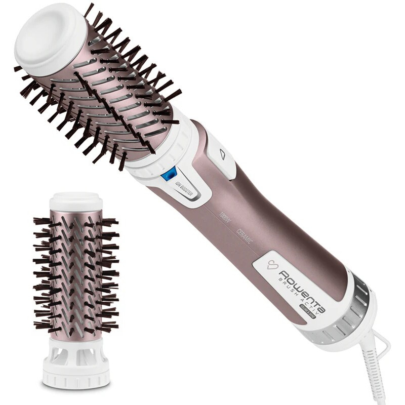 Rowenta Brush Activ Premium Care CF9540 kuumailmah harja 1000 W, valkoinen