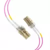 EFB-Elektronik kuitu-patch-kaapeli LC - LC OM4 Duplex, 40 m, LSZH, violetti