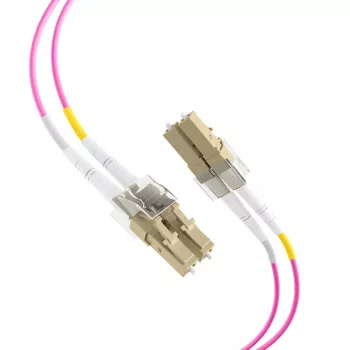 EFB-Elektronik kuitu-patch-kaapeli LC - LC OM4 Duplex, 40 m, LSZH, violetti
