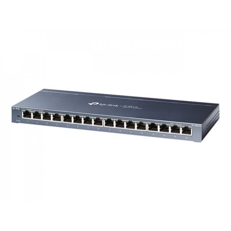 TP-Link TL-SG116 16-porttinen Gigabit-työpöytäkytkin V2.60