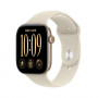 Apple Watch Series 12 GPS 46mm alumiinikuori vaaleankulta Sand Sport -ranneke - M/L