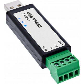 InLine® USB-sarjaportti RS485-muunnin erottimella, USB-A - 4-pin-liitin