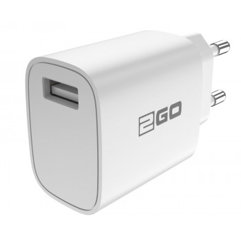2GO 797253 mobiililaturi, 5 V, valkoinen, sisätiloihin