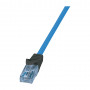 Logilink Cat6a U/UTP patchkaapeli RJ45, 1 m, sininen, LSZH