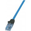 Logilink Cat6a U/UTP patchkaapeli RJ45, 1 m, sininen, LSZH