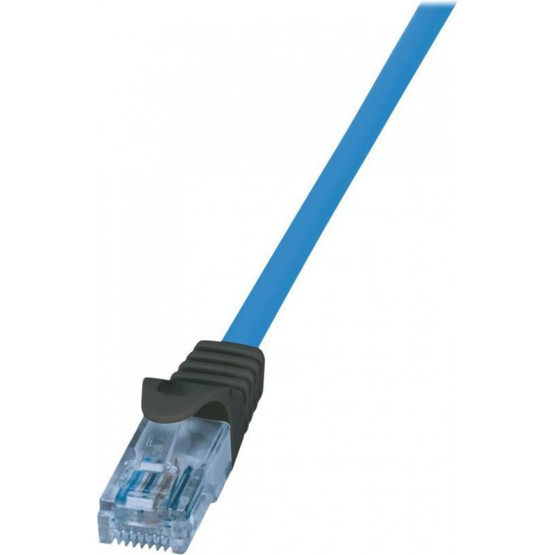 Logilink Cat6a U/UTP patchkaapeli RJ45, 1 m, sininen, LSZH