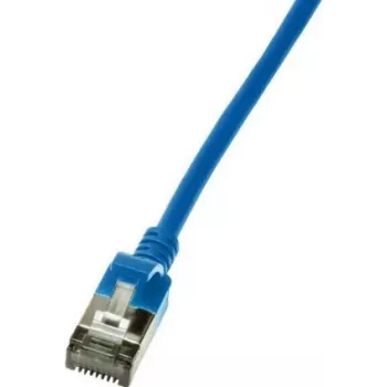 LogiLink Slim Cat6a patchkaapeli RJ45, 0,3 m, sininen