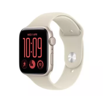 Apple Watch SE 3 GPS 40 mm alumiinikotelo tähtipohjola urheilurannake hiekka – S/M