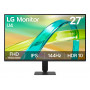 LG 27U411B-B näyttö, musta
