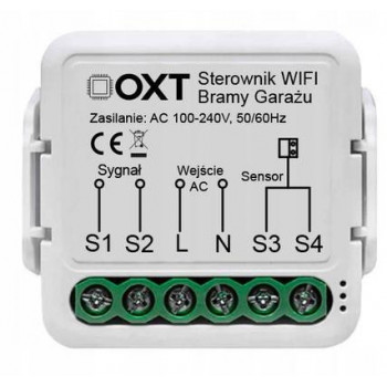 OXT T210GL WLAN-Tuya-autotallin ovimoduuli, ilman anturia