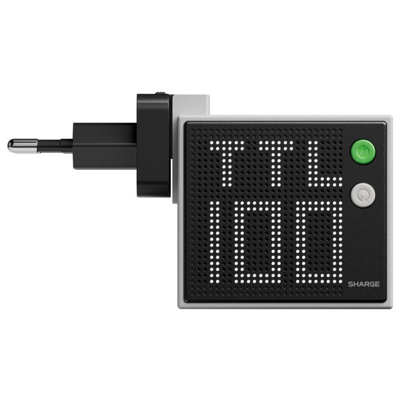 SHARGE Pixel 100 GaN laturi, 100W, 3x USB-C, 1x USB-A - harmaa