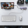 UGREEN 60515 7-in-1 USB-C-moniporttisovitin, 4K HDMI, gigabit Ethernet, 100 W PD, harmaa