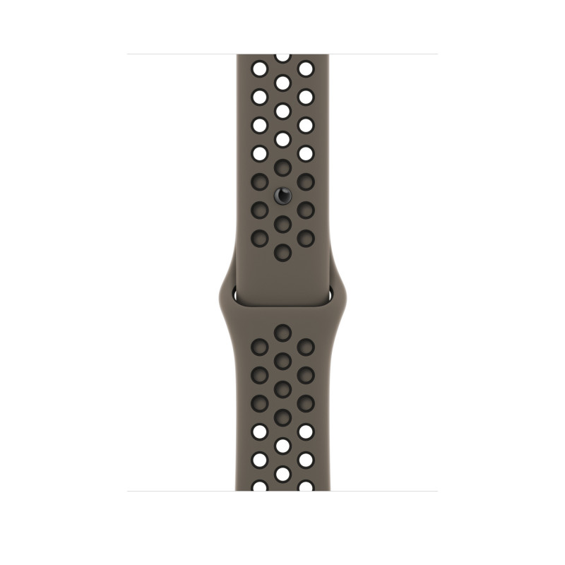 Apple Watch Nike Sport -ranneke 45mm – Olive Grey/musta