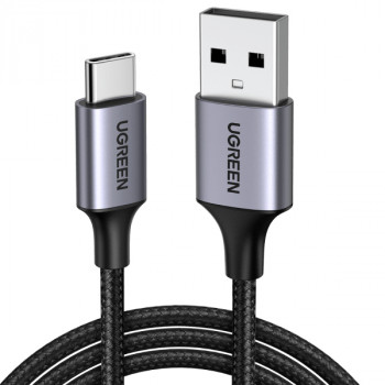 Ugreen US288 USB 2.0 kaapeli USB-A USB-C, 3 m, musta