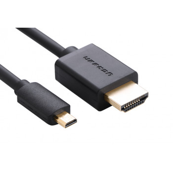 Ugreen Micro HDMI HDMI kaapeli, 2 m, 4K, musta