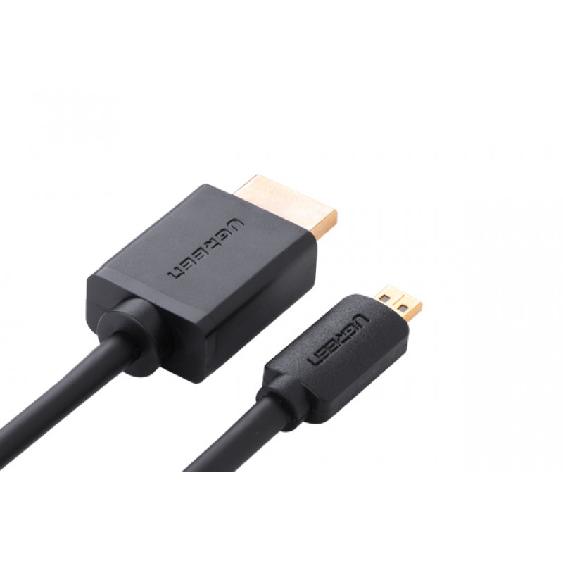 Ugreen Micro HDMI HDMI kaapeli, 2 m, 4K, musta
