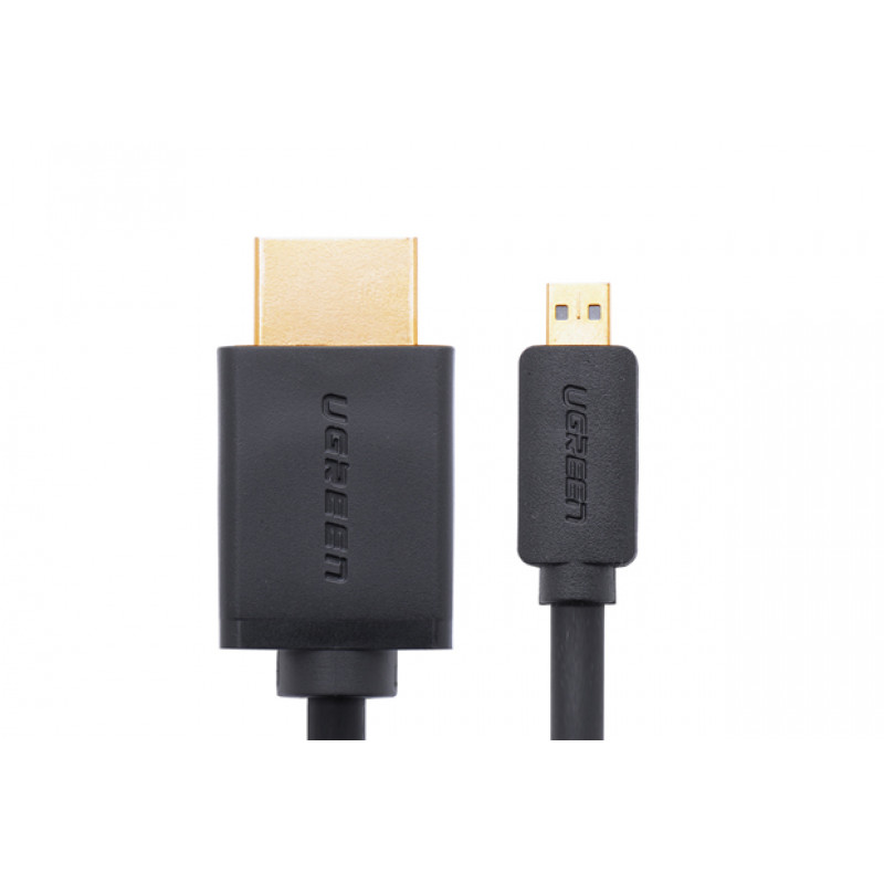 Ugreen Micro HDMI HDMI kaapeli, 2 m, 4K, musta