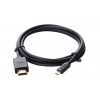 Ugreen Micro HDMI HDMI kaapeli, 2 m, 4K, musta