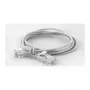 WANTEC Slim Cat6a U/UTP -verkkokaapeli RJ45, 2,8 mm, 1,5 m, valkoinen