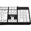 Geemarc KBSV3 USB-näppäimistö, saksalainen asettelu (QWERTZ), valkoinen