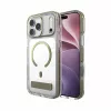 Zagg Santa Cruz Snap Metallic kuori jalustalla iPhone 18 Pro Max / 17 Pro Max, kulta