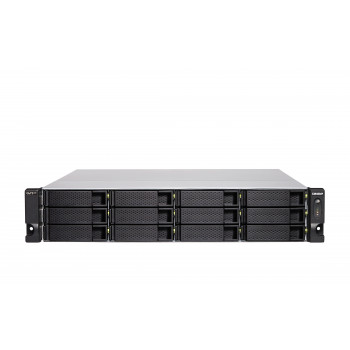 QNAP TS-H1886XU-RP-R2 3U -runkomallinen NAS - Intel Xeon D-1622, 16GB DDR4, QuTS hero, ilman kiintolevyjä