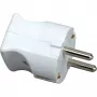 Kopp Schuko-pistoke, yksiosainen kotelo, enintään 3x1,5 mm², 16A, 250V~, IP20 (16731N)