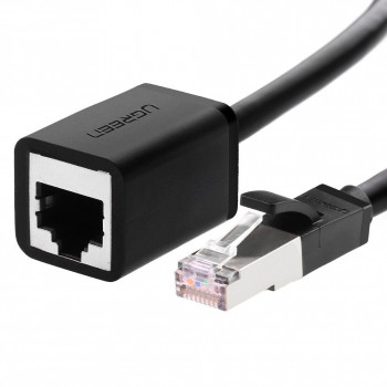 Ugreen Cat6 F/UTP patch-kaapeli RJ45, 0,5 m, musta