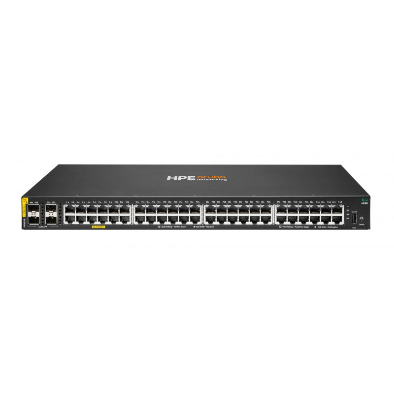HPE R8N85B Aruba Networking CX 6000 kytkin 48p CL4 PoE 4p SFP 1G 370W