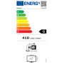 Hisense 75WH80GE 75 tuuman High-Brightness-näyttö näyteikkunaan, 4K UHD, 4000 cd/m², 24/7, Android