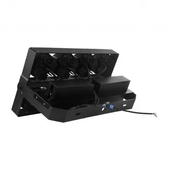 Synergy 21 LED-valonheitin 800 W, IP67, IK08, alumiini, musta, kylmä valkoinen (S21-LED-NB00321)