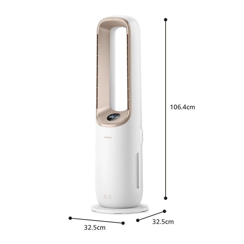 Philips Air Performer 8000 -sarja AMF870/16 3-in-1 -ilmanpuhdistin tuuletin- ja lämmitystoiminnolla