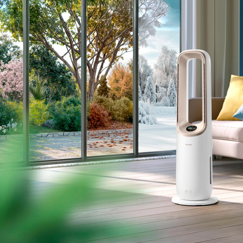 Philips Air Performer 8000 -sarja AMF870/16 3-in-1 -ilmanpuhdistin tuuletin- ja lämmitystoiminnolla