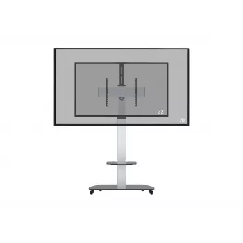celexon Professional Adjust-3270MP TV-teline 32-70 tuuman litteille näytöille, alumiini/satinoitu lasi, hopea