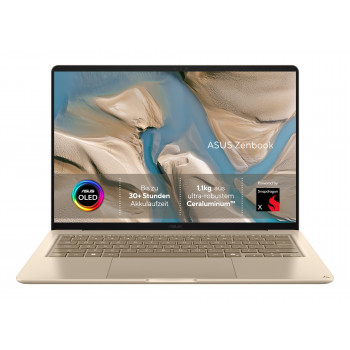 ASUS Zenbook 14 UX3480QA-U1157W 14 tuuman WUXGA OLED kannettava tietokone - Qualcomm Snapdragon X X1-26-100, 16GB RAM, 512GB SSD, Windows 11 Home