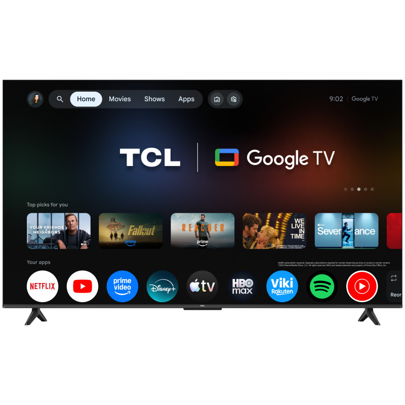 TCL 65P6L 65 tuuman 4K UHD LED-televisio, 60 Hz (2026)