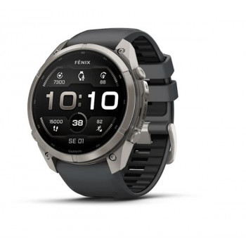 Garmin Fenix 9 Pro – 51mm titaani grafiitti/musta silikoniranneke älykello