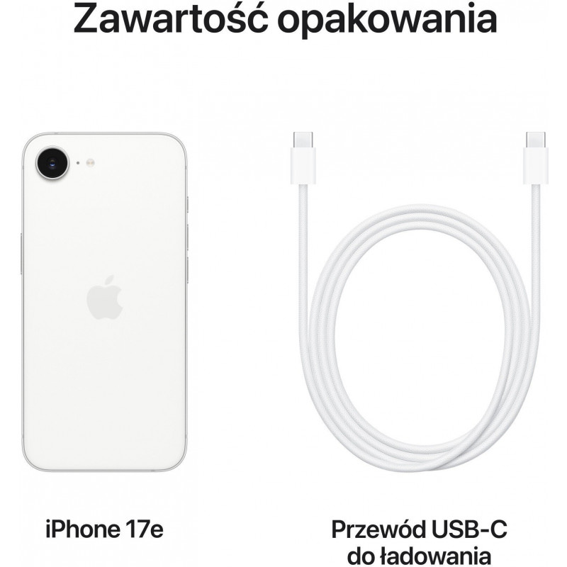 Älypuhelin Apple iPhone 17e 5G 8/512GB valkoinen (MHU04)