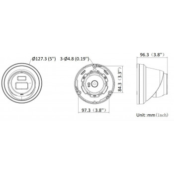 HIKVISION DS-2CD23126G3-IS2UY/SL(2.8mm)(eF) musta turret 12MP EasyIP 4.0 Plus (DS-2CD23126G3-IS2UY/SL(2.8)(eF)BLACK) valvontakamera